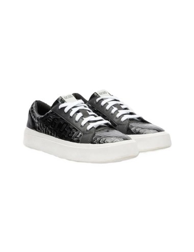 Sneakers in pelle con logo a contrasto A2CU4200AC8 GCDS