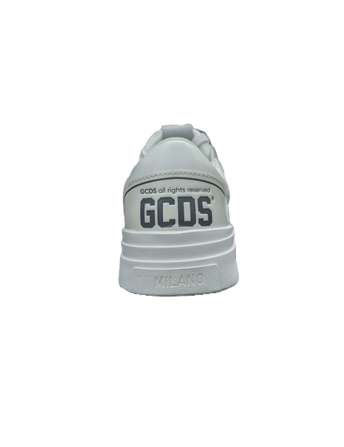 Sneakers in pelle con logo sul retro A2CU4202AB3 GCDS