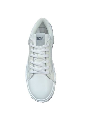 Sneakers in pelle con logo sul retro A2CU4202AB3 GCDS