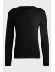 Maglione uomo girocollo in pura lana Botto 50476364 Boss Black