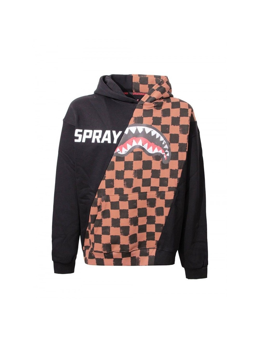 Felpa con cappuccio Sprayground Diag Split SIP Vanquish Hoodie SP613 Sprayground