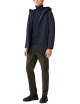 Giubbotto lungo uomo in softshell con cappuccio fisso Herdo 224CPMC31489 P0125D Ciesse Piumini