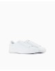 Sneakers uomo basse in pelle con logo a rilievo X8X001XCC51 EA7 Emporio Armani