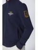 Felpa Uomo in cotone con inserto tricolore 242FE1871F439 Aeronautica Militare