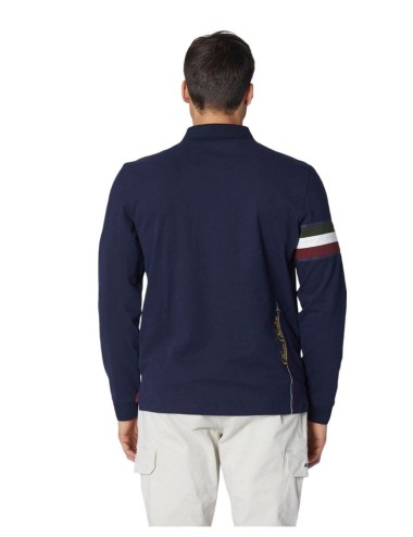 Polo uomo con inserto tricolore 242PO1816J558 Aeronautica Militare