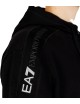 Felpa uomo con zip e dettaglio logo sulla spalla 6DPM14PJVTZ EA7 Emporio Armani