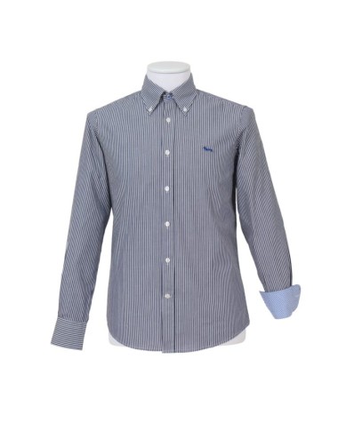 Camicia uomo in cotone a righe CRM012011468B Harmont&Blaine