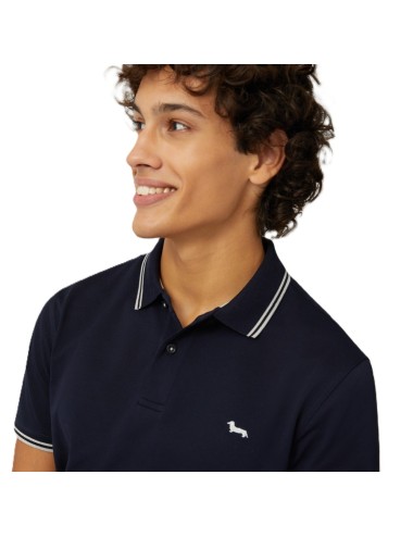 Polo uomo in cotone con dettagli a contrasto LN1010N21054 Harmont&Blaine