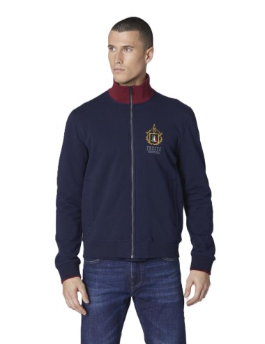 Felpa uomo con zip 242FE1937F418 Aeronautica Militare