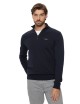 Maglione uomo in cotone Aquila Turrita mezza zip 242MA1489L506 Aeronautica Militare