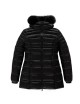 Giubbotto lungo donna con cappuccio pelliccia Long Mead Fur RA0035W98118 Refrigiwear