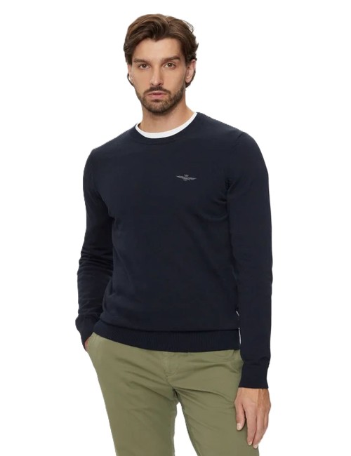 Maglione uomo girocollo Aquila Turrita 242MA1502L506 Aeronautica Militare