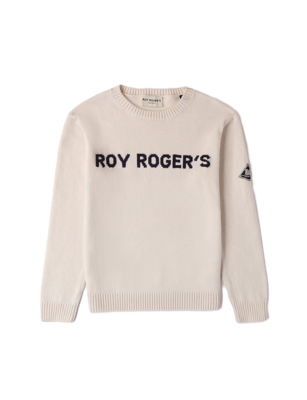 Maglione bambino girocollo con logo frontale RA103 Roy Roger's