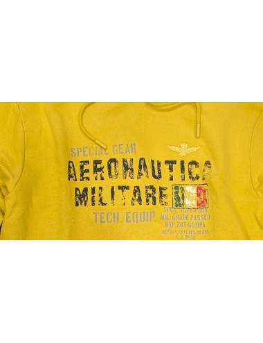 Felpa bambino con cappuccio stampata 242FE0001A Aeronautica Militare