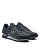 Sneakers uomo in pelle e tessuto Parkour 50529533 Boss Black