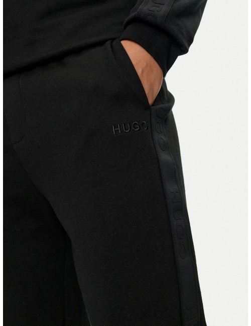 Pantaloni tuta uomo in cotone con logo Tonal 50520501 Hugo