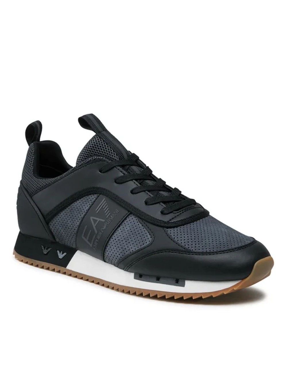 Sneakers uomo logate in pelle X8X027XK347 EA7 Emporio Armani