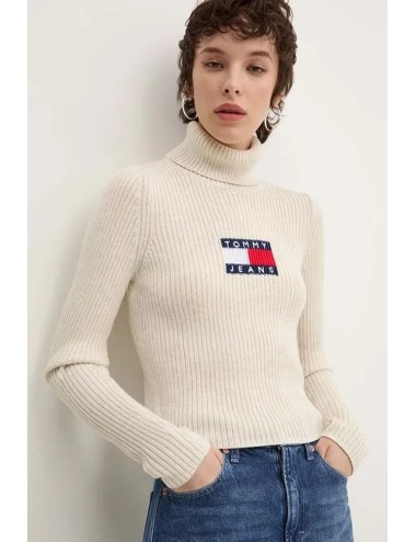 TJW MELANGE TRTLNCK FLAG SWEATER DW0DW18678 Tommy Jeans