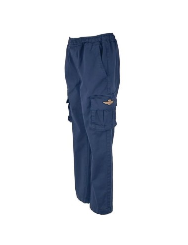 Pantaloni bimbo con tasconi cargo 242PA0001A Aeronautica Militare