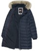 Giubbotto lungo donna con cappuccio e pelliccia removibile DW0DW18864 Tommy Jeans