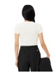 T-shirt donna in cotone a costine slim fit TF5538 Lacoste