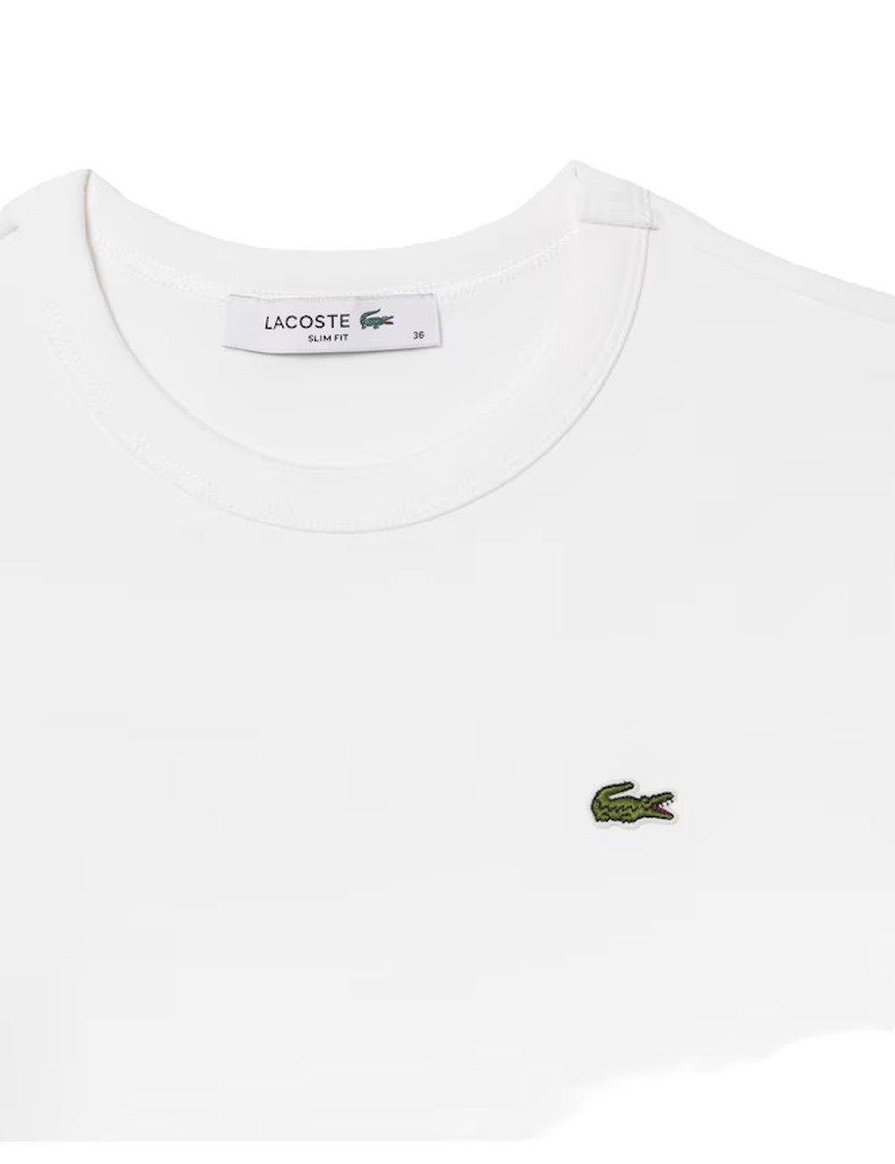 T-shirt donna in cotone stretch slim fit TF7218 Lacoste