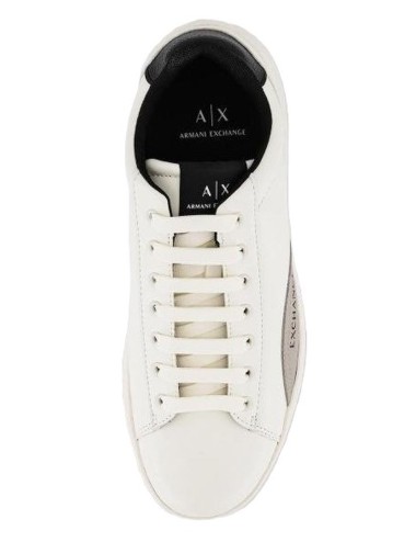 Sneakers uomo in pelle stringate con dettagli color block XUX141XV592 A|X Armani Exchange