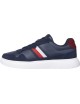 Sneakers uomo in pelle e tessuto Cupsole con bandiera FM0FM04889 Tommy Hilfiger