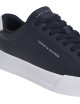 Sneakers uomo in pelle Court logo minimal FM0FM05367 Tommy Hilfiger