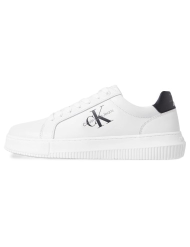 Sneakers uomo in pelle chunky con logo laterale YM0YM00681 Calvin Klein