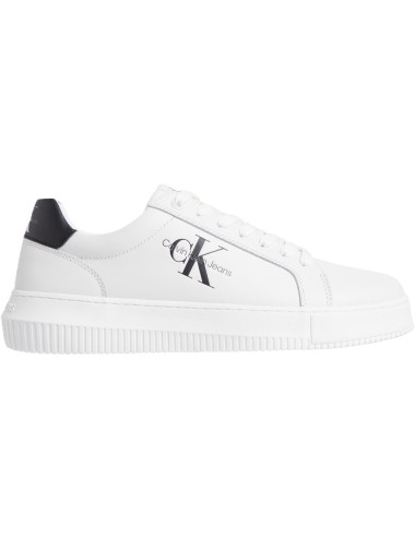 Sneakers uomo in pelle chunky con logo laterale YM0YM00681 Calvin Klein