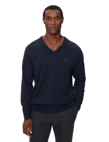 Maglione uomo misto cashmere scollo a V MW0MW28047 Tommy Hilfiger