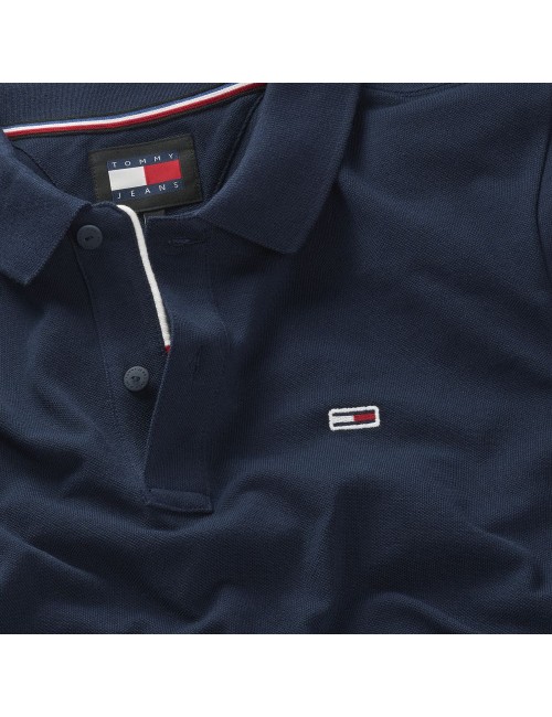 Polo uomo a maniche corte slim fit con dettaglio logo DM0DM18312 Tommy Hilfiger