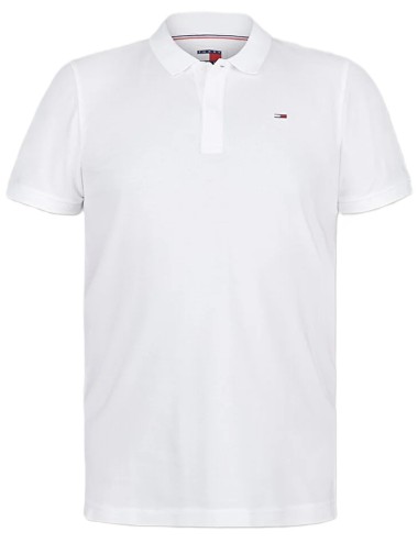 Polo uomo a maniche corte slim fit con dettaglio logo DM0DM18312 Tommy Hilfiger