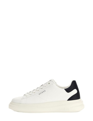 Sneakers uomo in ecopelle Elba con dettaglio a contrasto FMPELBLEA12 Guess