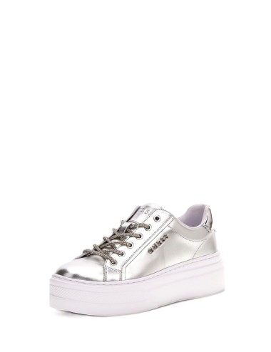 Sneakers donna Ameria con platform e dettagli strass sui lacci FLJMRILEL12 Guess