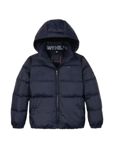 Piumino Essential con cappuccio KB0KB08341DW5 Tommy Hilfiger