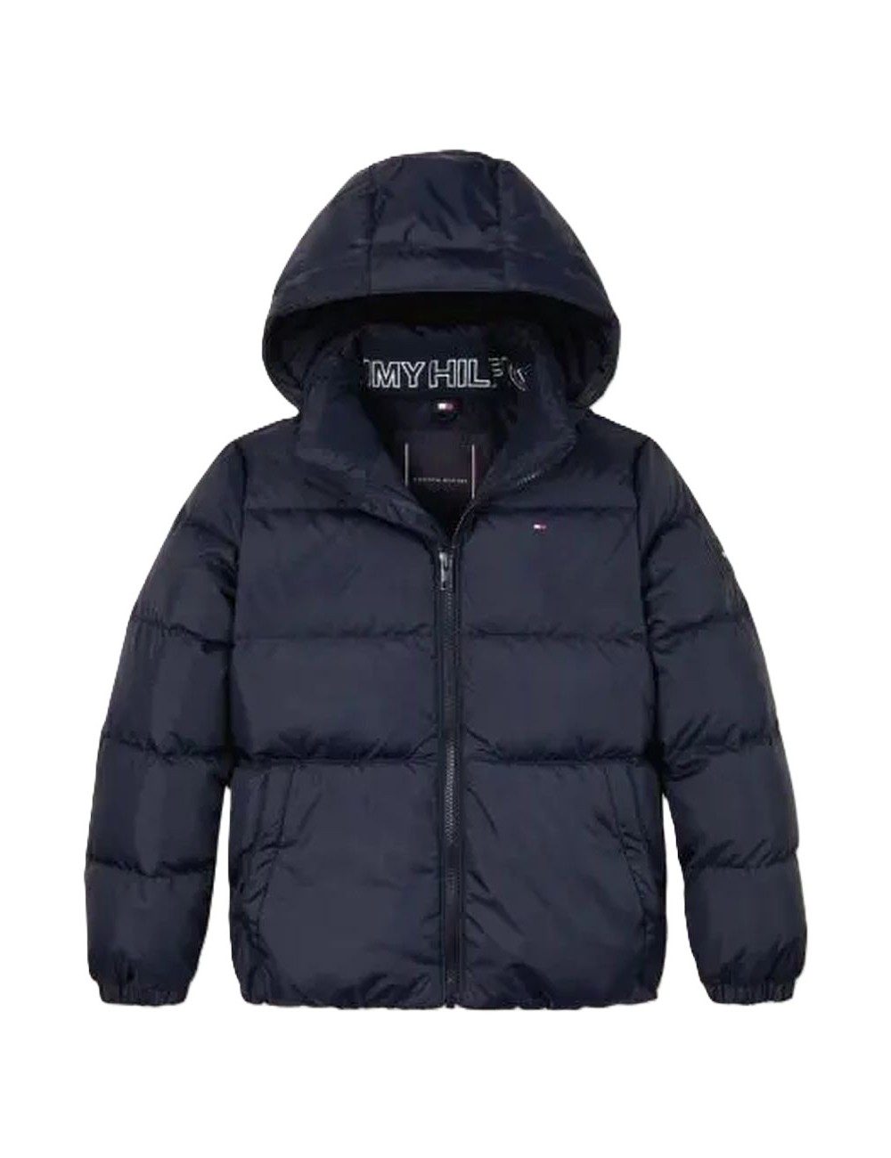 Giubbotto trapuntato bambino Essential con cappuccio KB0KB08341DW5 Tommy Hilfiger