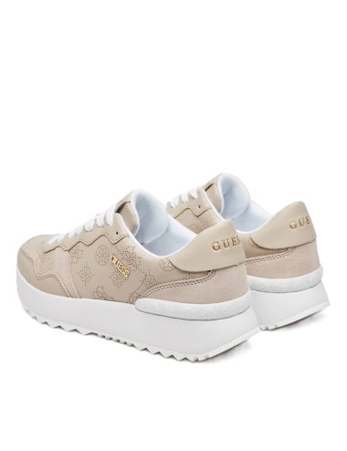 Sneakers donna in ecopelle Vinsa3 con dettagli traforati FLPVI3ELE12 Guess