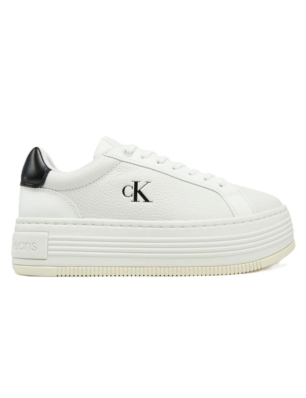 Sneakers donna in pelle con platform YW0YW01766 Calvin Klein