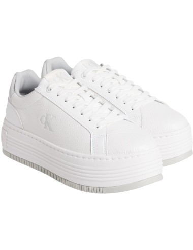 Sneakers donna in pelle con platform YW0YW01766 Calvin Klein