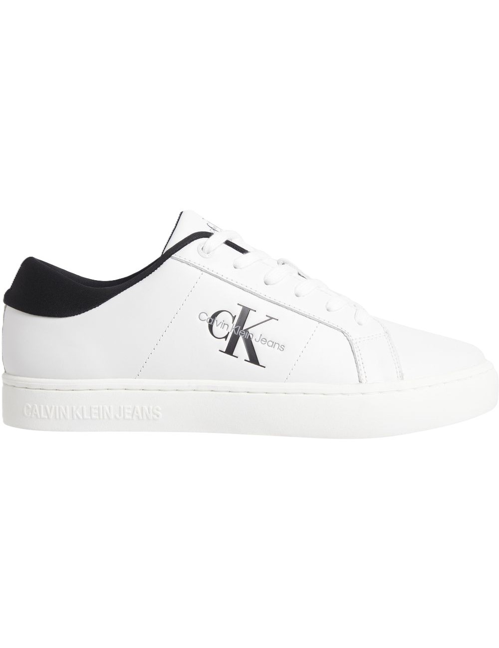 Sneakers uomo in pelle con logo YM0YM00864 Calvin Klein