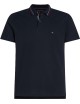 Polo uomo in cotone con inserti e logo MW0MW38459 Tommy Hilfiger