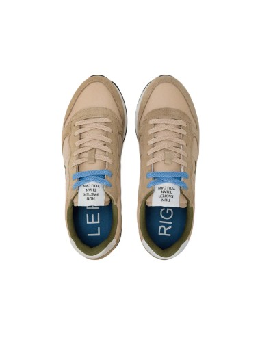 Sneakers uomo Tom Solid in pelle e tessuto Z35101 SUN68