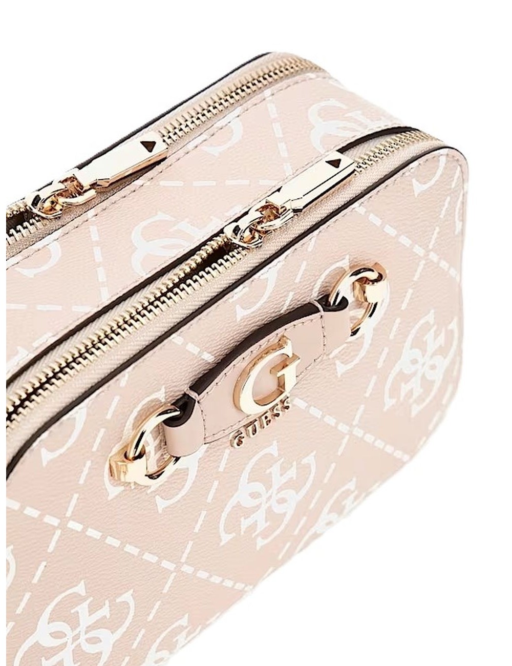 Borsa a tracolla Camera Bag Izzy in ecopelle e logo 4G HWOQ8654140 Guess