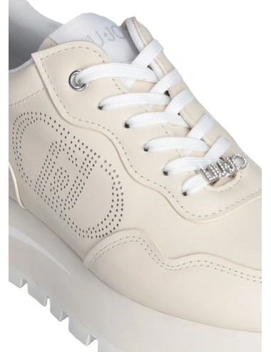 Sneakers Donna in pelle con logo traforato Amazing 20 BA5043P0102 Liu Jo