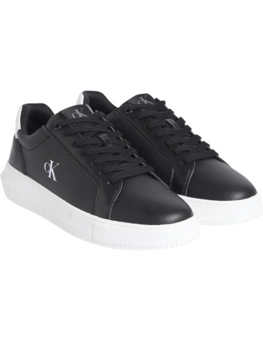 Sneakers uomo chunky in pelle martellata con logo YM0YM01198 Calvin Klein