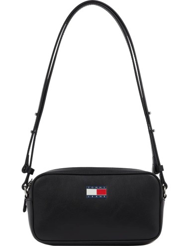 Borsa a spalla in ecopelle con logo AW0AW17290 Tommy Hilfiger