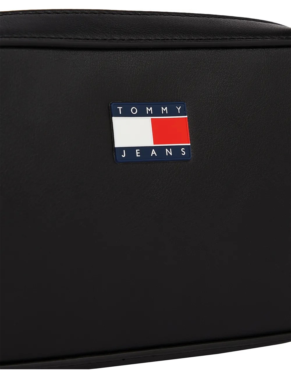 Borsa a spalla in ecopelle con logo AW0AW17290 Tommy Hilfiger