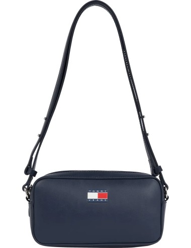 Borsa a spalla in ecopelle con logo AW0AW17290 Tommy Hilfiger